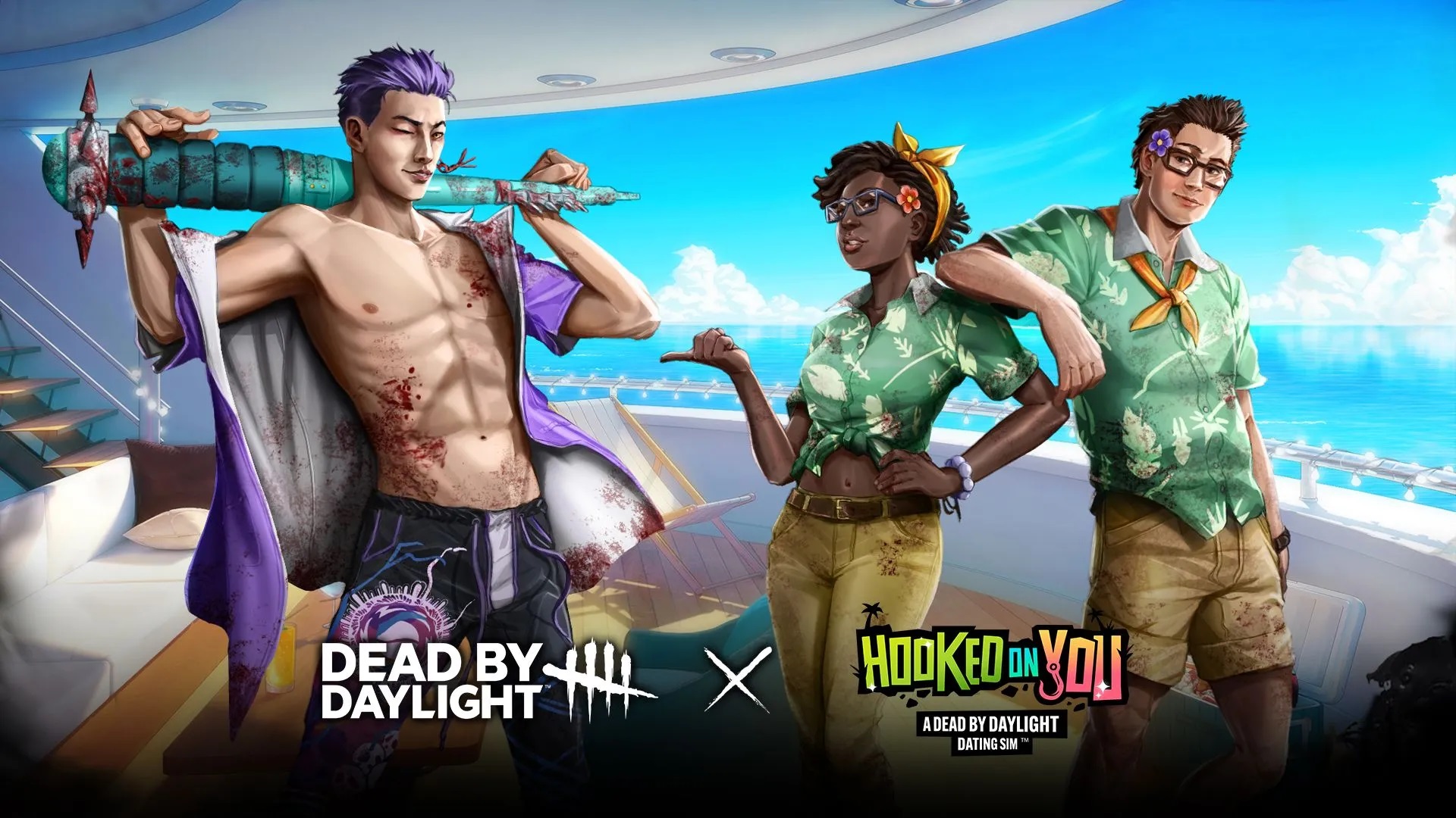 Dead by Daylight, Hooked on You - Surf Survivor Outfit for Jake + Heart  Charm